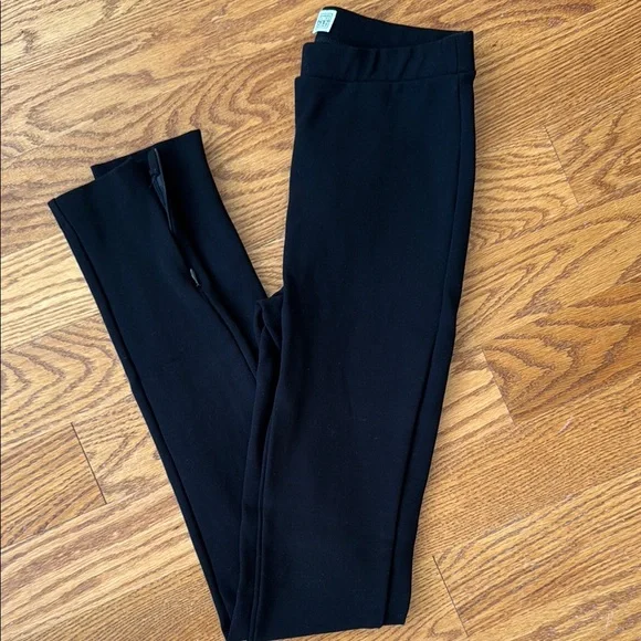 Toteme Black Zip leggings Pants with Ankle Zipper - Picture 7 of 11